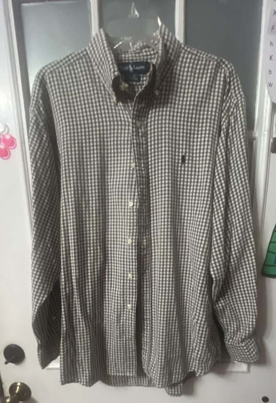 Ralph Lauren Blaire Button Down Shirt Size L